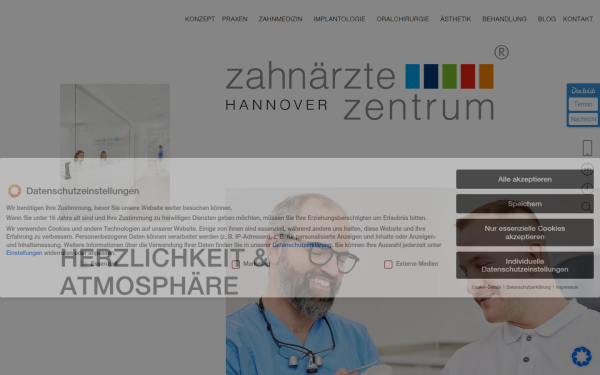 www.zahnaerztezentrum.de