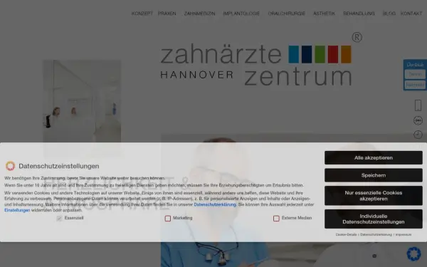 www.zahnaerztezentrum.de
