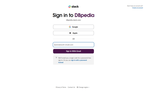 dbpedia.slack.com