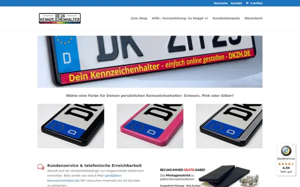 dein-kennzeichenhalter.de