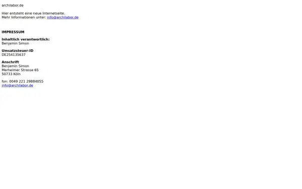 archilabor.de