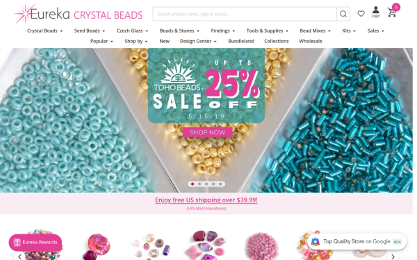 www.eurekacrystalbeads.com