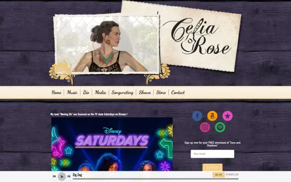 celiarosemusic.com
