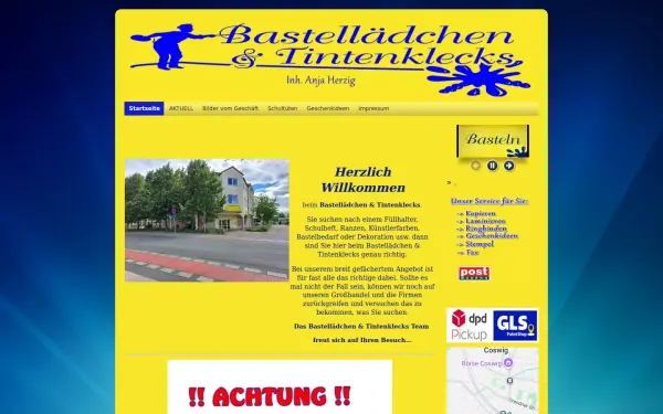 www.bastellaedchenundtintenklecks.de