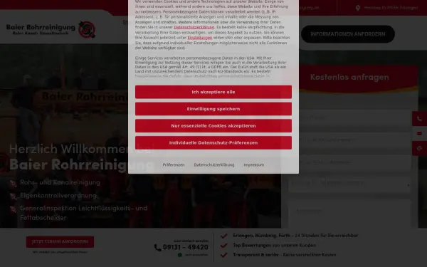 www.baier-rohrreinigung.de
