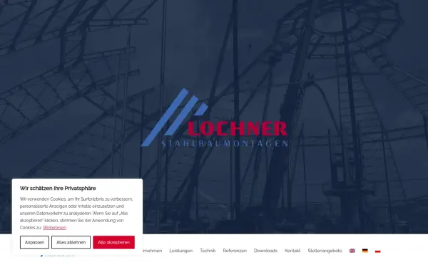 www.lochner-stahlbaumontagen.de