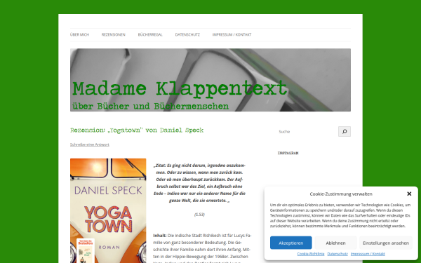 madameklappentext.de