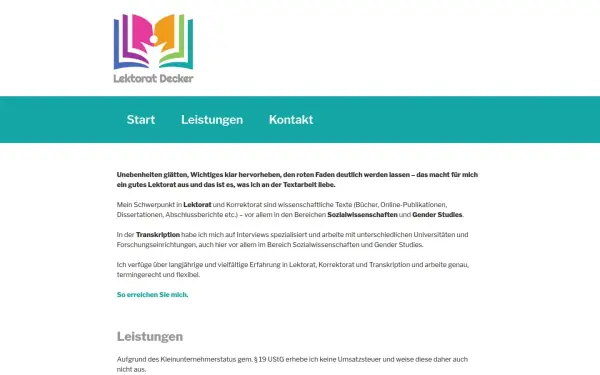 www.lektorat-decker.de