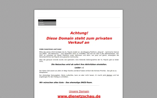 dienetzschau.de