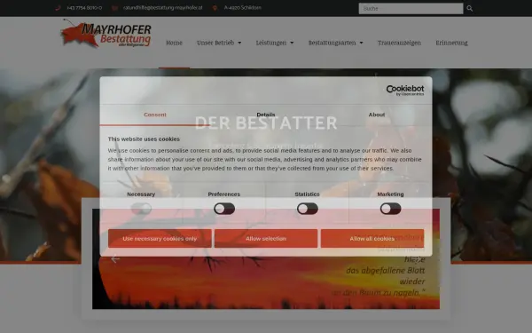 www.bestattung-mayrhofer.at