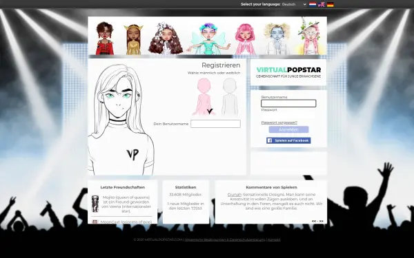 de.virtualpopstar.com