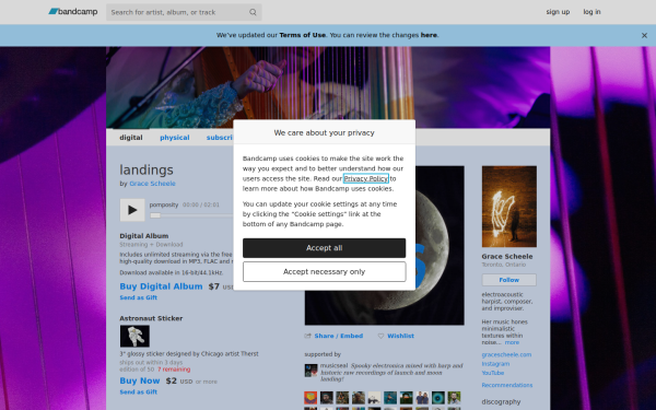 gracescheele.bandcamp.com