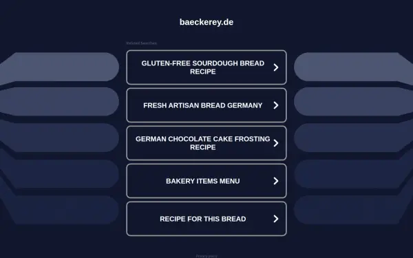 baeckerey.de