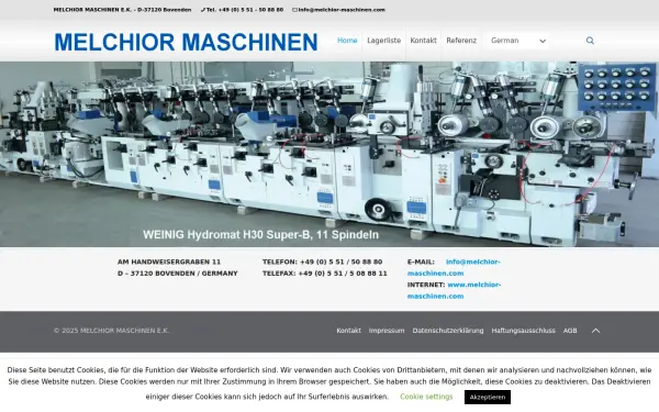 melchior-maschinen.com