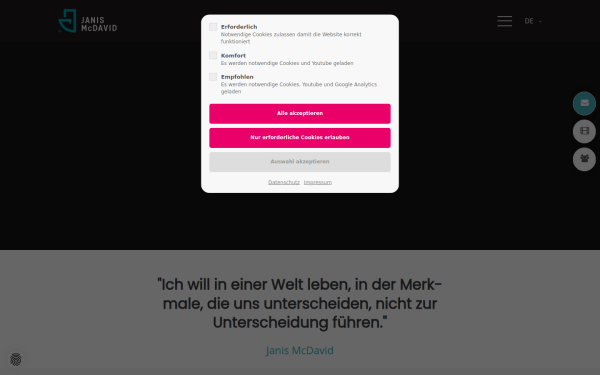 www.janis-mcdavid.de