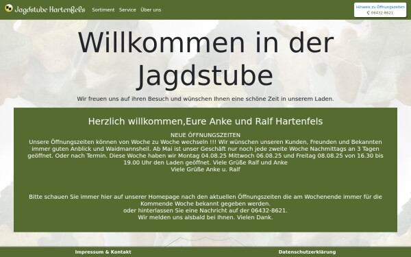 jagdstube-hartenfels.de