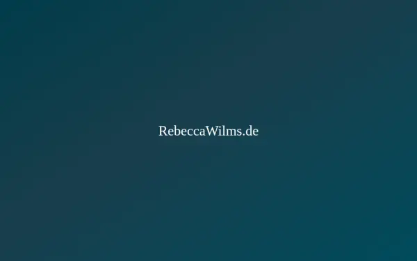 rebeccawilms.de