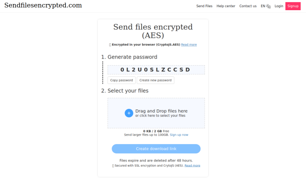 sendfilesencrypted.com