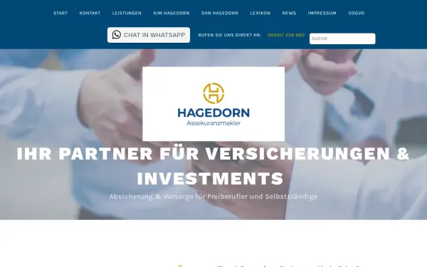 hagedornassekuranzmakler.com