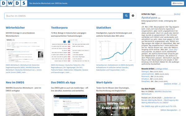 www.dwds.de