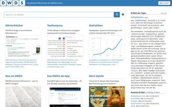 www.dwds.de