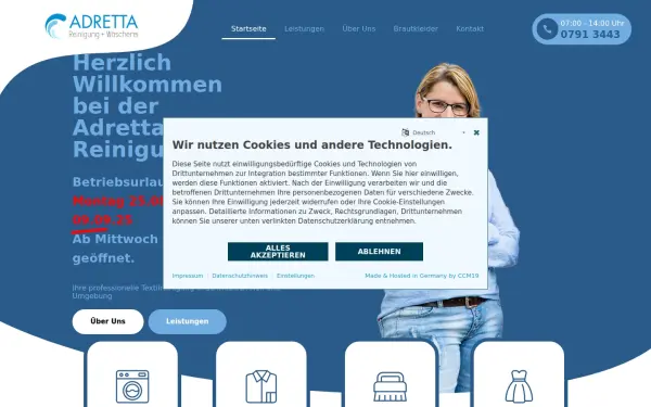 adretta-reinigung.de