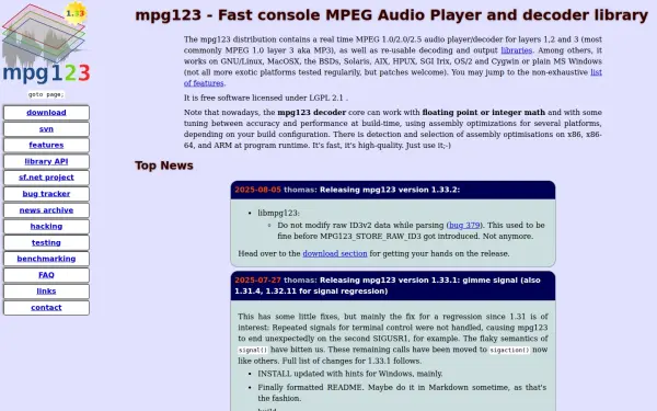 mpg123.de