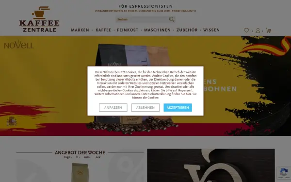 www.kaffeezentrale.de