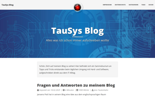 blog.tausys.de