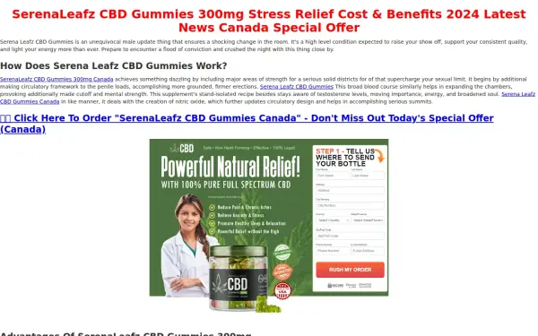 serenaleafzcbdgummies-cost-canada.webflow.io
