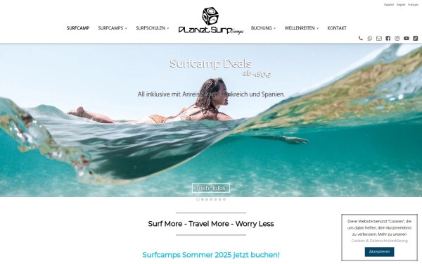 planetsurfcamps.com