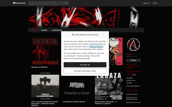 zaraza.bandcamp.com