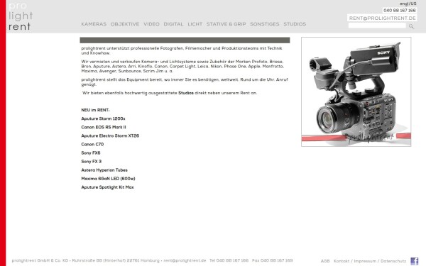 prolightrent.de