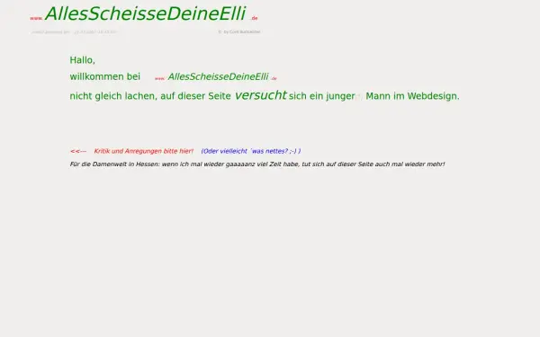 allesscheissedeineelli.de
