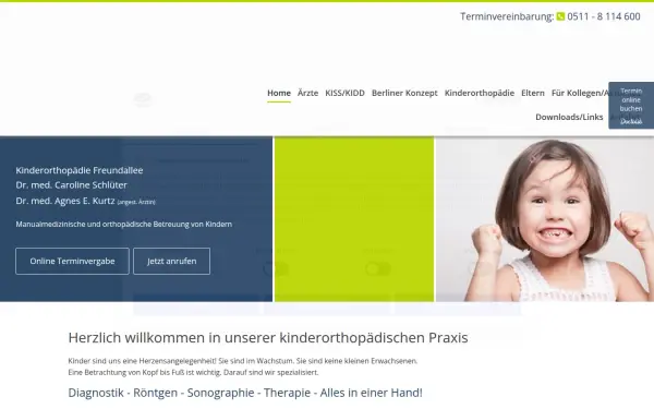 www.kinderorthopaedie-freundallee.de
