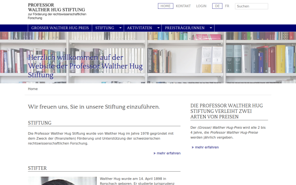 www.waltherhugstiftung.ch