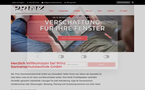 www.prinz-sonnenschutz.de