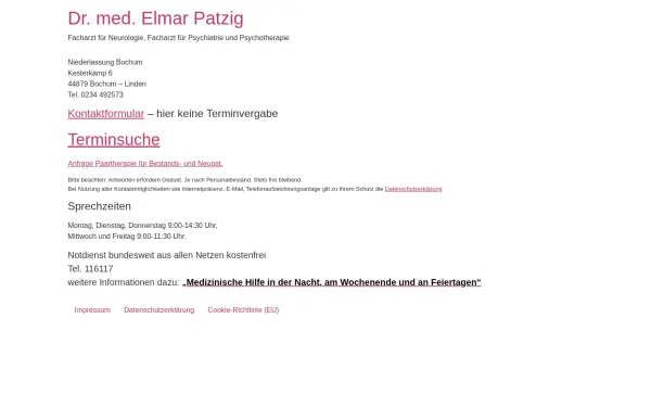 drpatzig.de