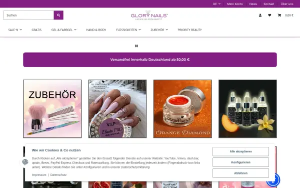 glorynails.com