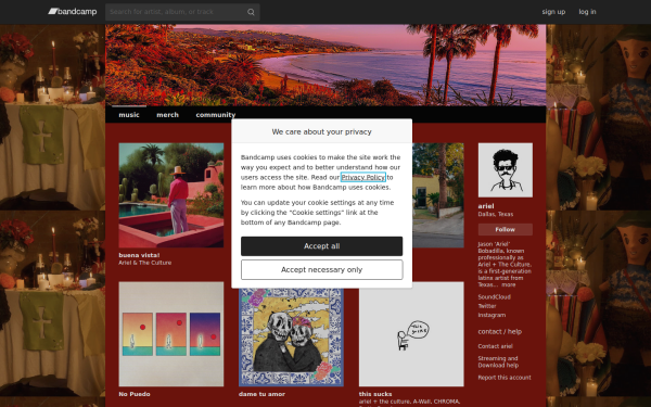 arieltheculture.bandcamp.com