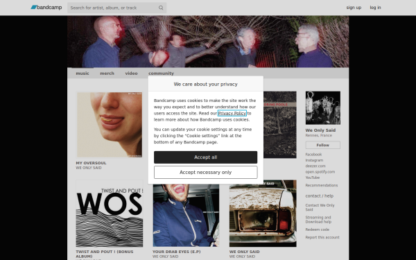 weonlysaid.bandcamp.com