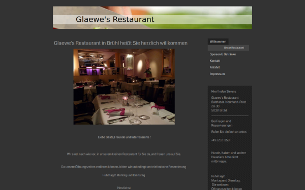 www.glaewesrestaurant.de