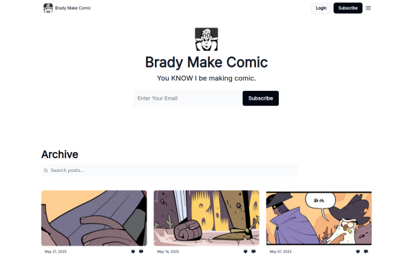 bradymakecomic.beehiiv.com