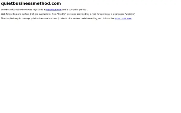 quietbusinessmethod.com