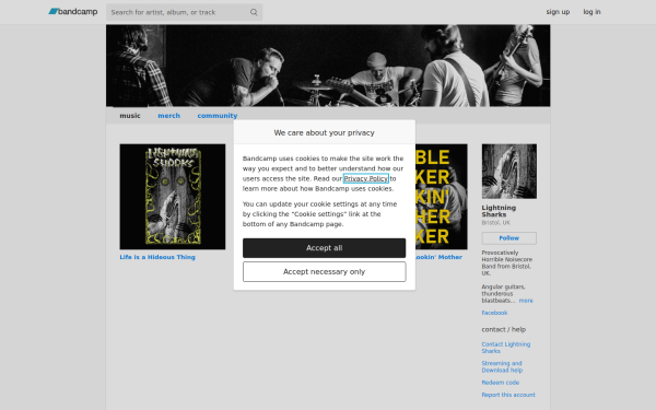 lightningsharks.bandcamp.com