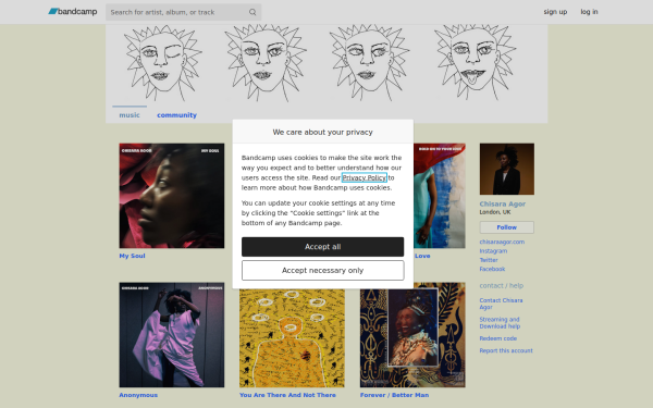 chisaraagor.bandcamp.com