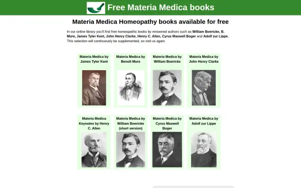 www.materiamedica.info