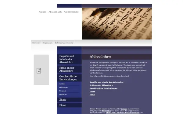 ablassbuch.de