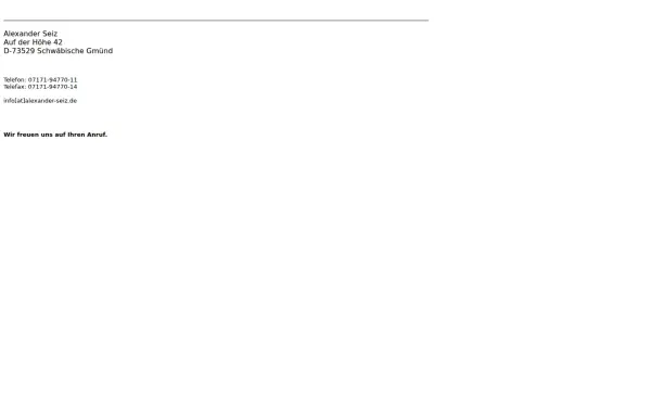 alexander-seiz.de