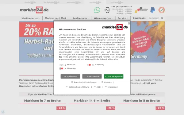 www.markise24.de